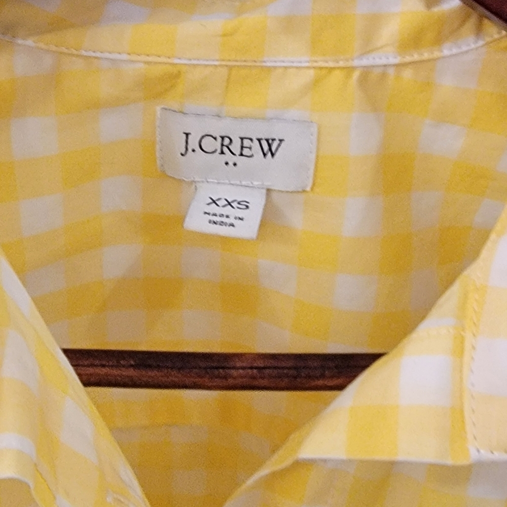 Jcrew button down gingham